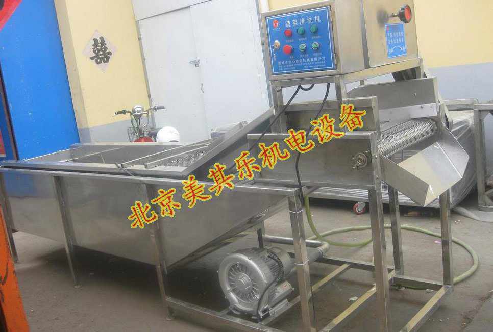 2GH510/1.6kw高壓鼓風(fēng)機用于蔬菜清洗機配套現(xiàn)場圖