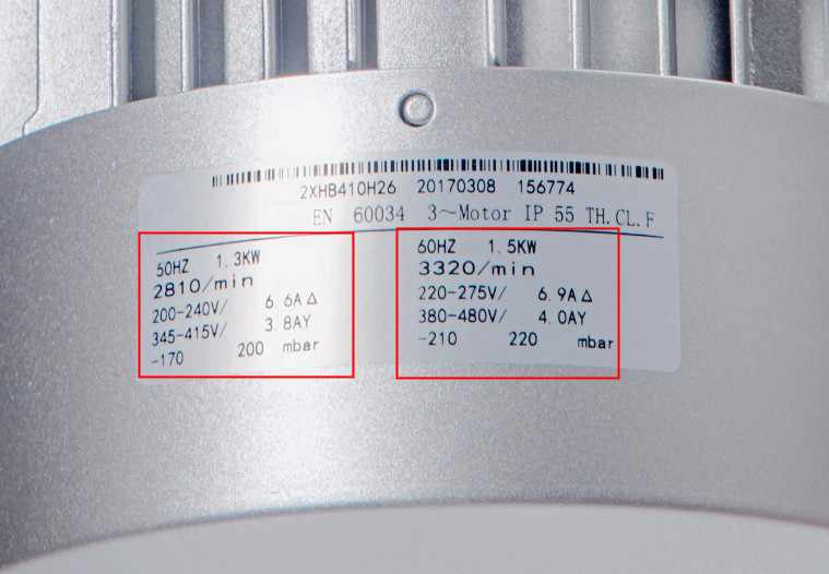 鼓風(fēng)機(jī)為什么標(biāo)有兩個(gè)kw數(shù)